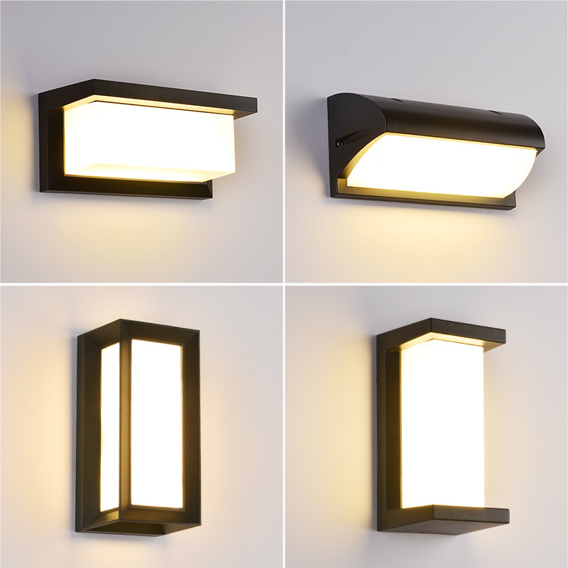 Wall lamps, outdoor wall lamps, surface mount led, door and garden, waterproof and moisture-proof, simple outdoor wall lamps