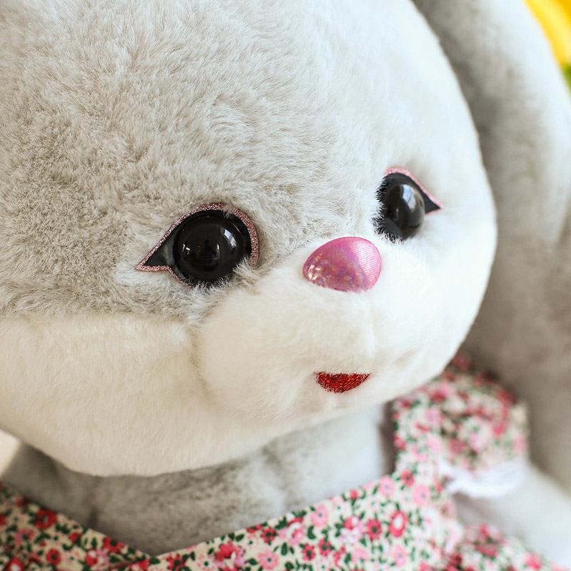 2022 New Pastoral Rabbit Plush Toy Cute Male And Female Bedroom Birthday Gift Plush Toy 40M Application Scenario