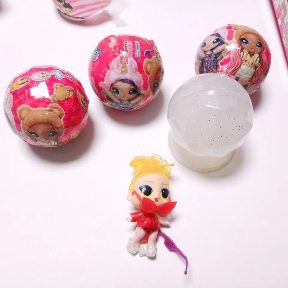 New Internet Celebrity Guess Open Ball Blind Box Girl Wah Wah Princess Play House Toys Specification drawing
