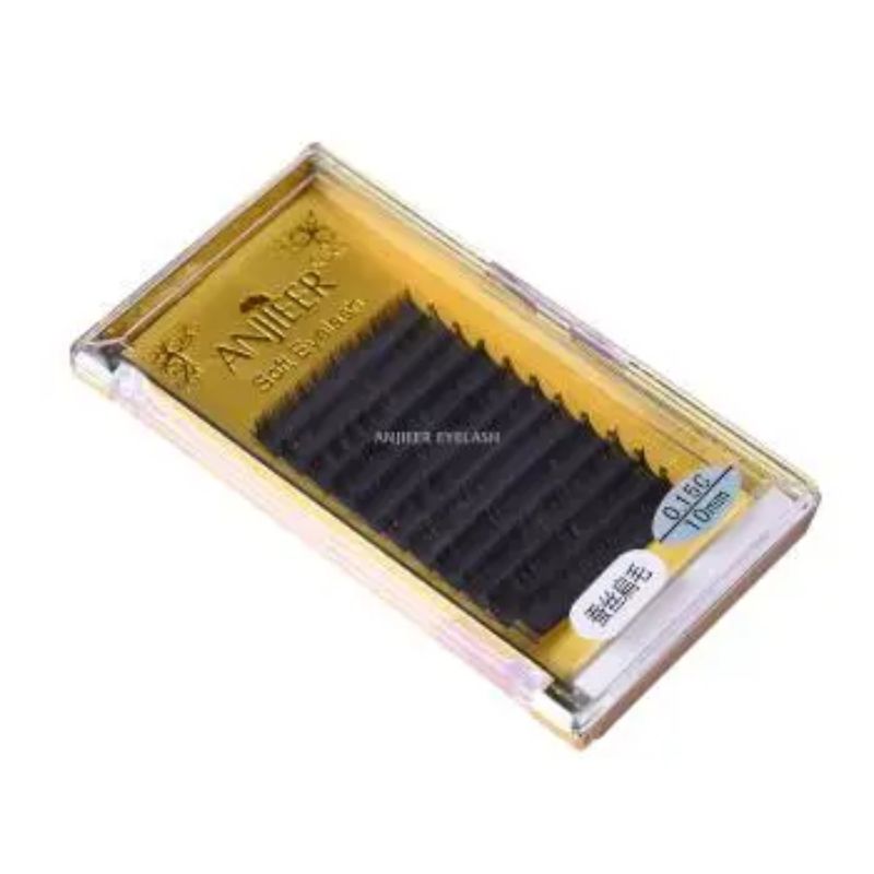 Anjieer Grafted Eyelashes Mink Velvet Single Tufted Hair Camellia Blossom Naturally Soft Planted False Eyelashes Item Picture