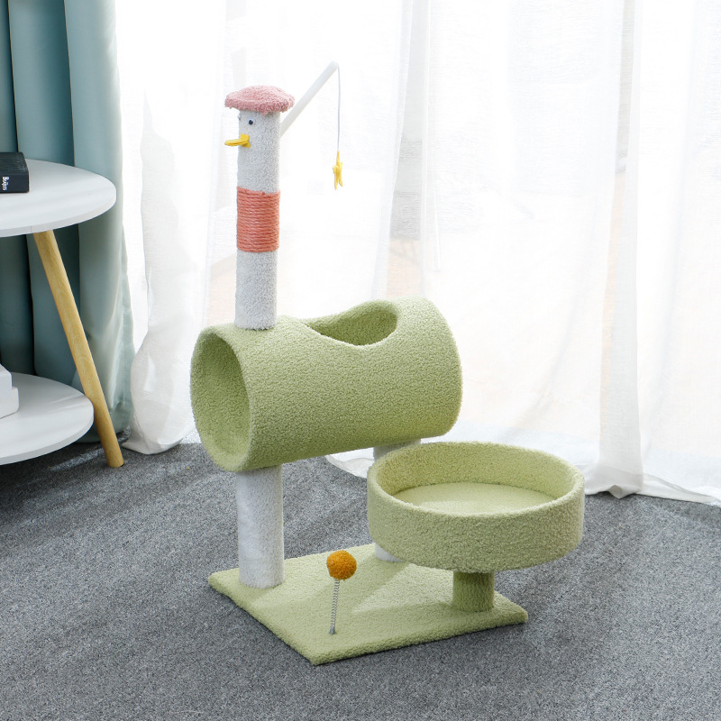 New pet supplies - cat scratching posts, a four-season universal, wear-resistant, scratch-resistant, and self-entertaining cat climbing frame Application Scenario