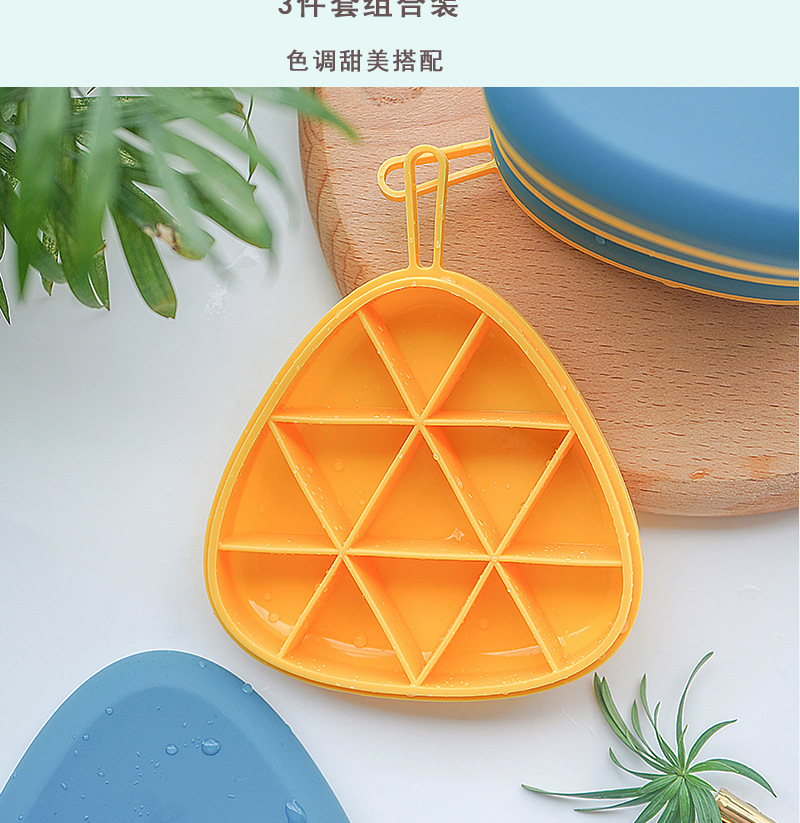 北欧风ins硅胶制冰格3件套装 马卡龙迷你制冰膜夏日缤纷自制冰盒详情2