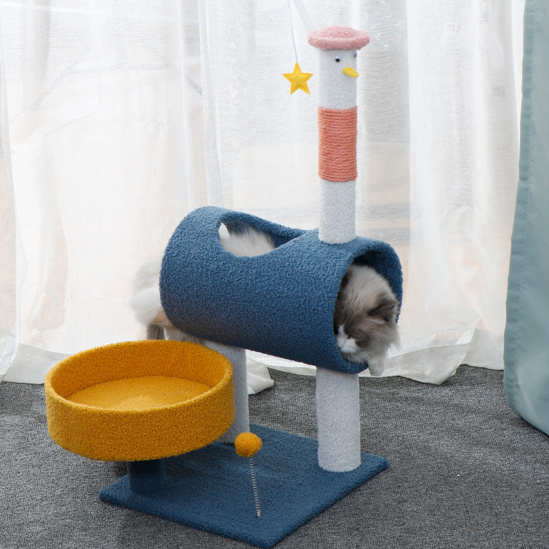 New pet supplies - cat scratching posts, a four-season universal, wear-resistant, scratch-resistant, and self-entertaining cat climbing frame Specification image