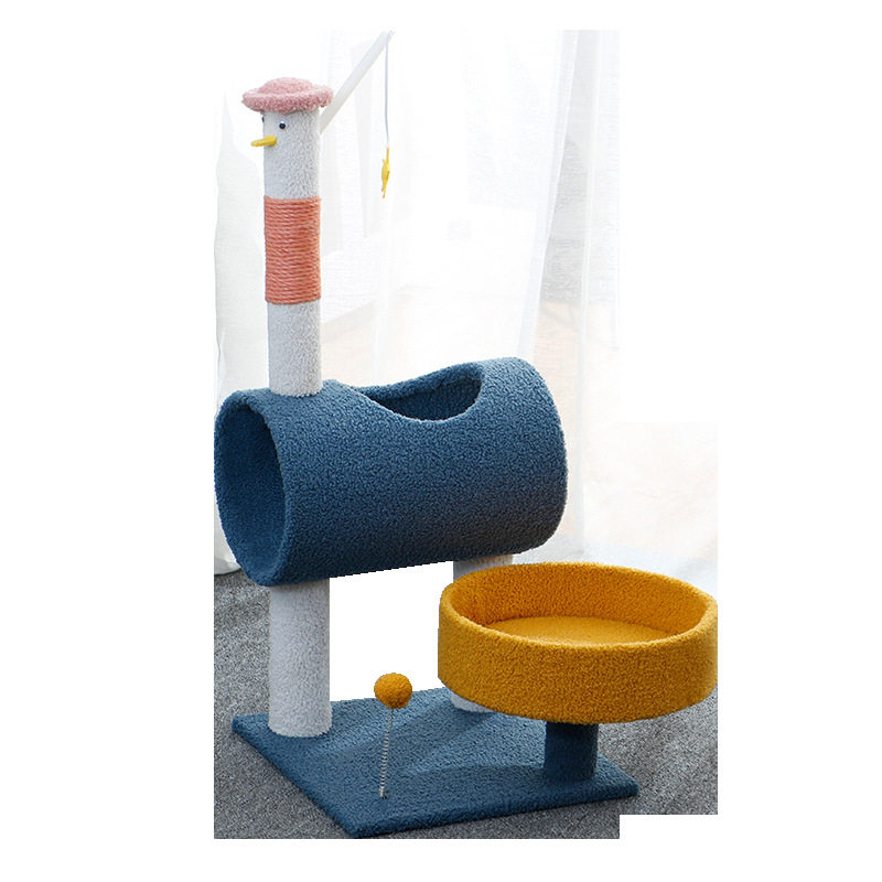 New pet supplies - cat scratching posts, a four-season universal, wear-resistant, scratch-resistant, and self-entertaining cat climbing frame Item Picture