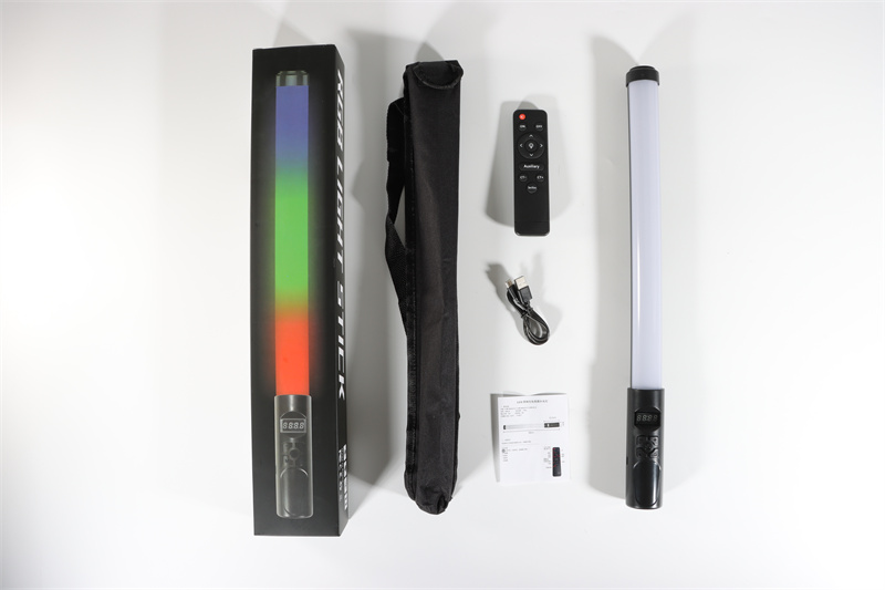 新款直播灯 补光灯 棒灯 RGB补光棒灯 三色补光棒灯 遥控款详情3