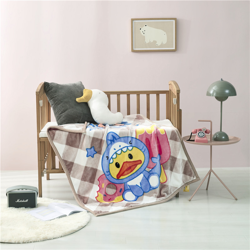True Aimei blanket children air conditioning blanket cloud blanket blanket single blanket blanket small size blanket classic printed blanket manufacturers direct foreign trade for 110x140cm