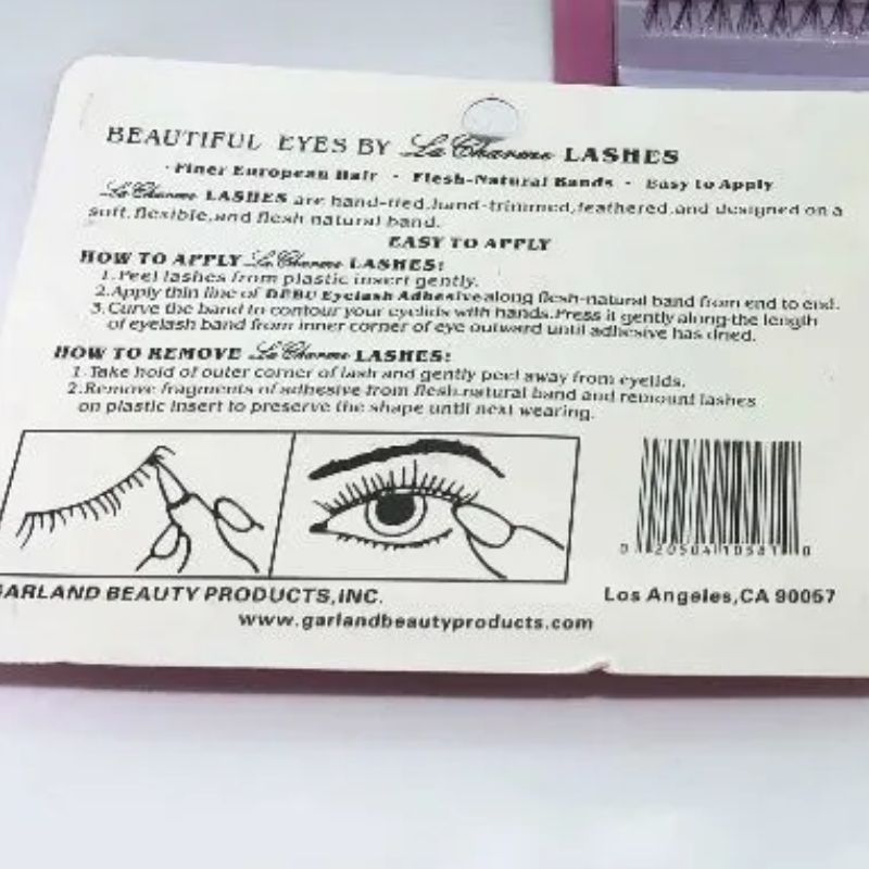 Natural Anjieer Lashes on Model