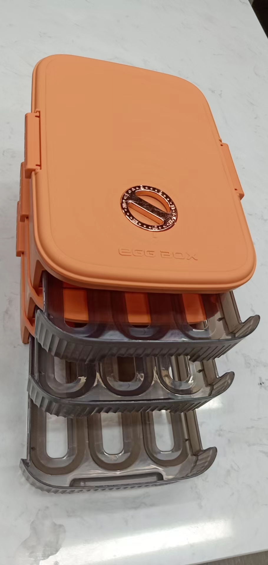 Refrigerator Egg Box Drawer Type Household Egg Storage Box Food Grade Fresh-Keeping Box Item Picture