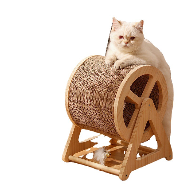 The new Ferris wheel style of pet supplies, the cat climbing frame, has a novel design, is wear-resistant and scratch-resistant, and can relieve boredom and have fun. It's a cat toy villa Item Picture