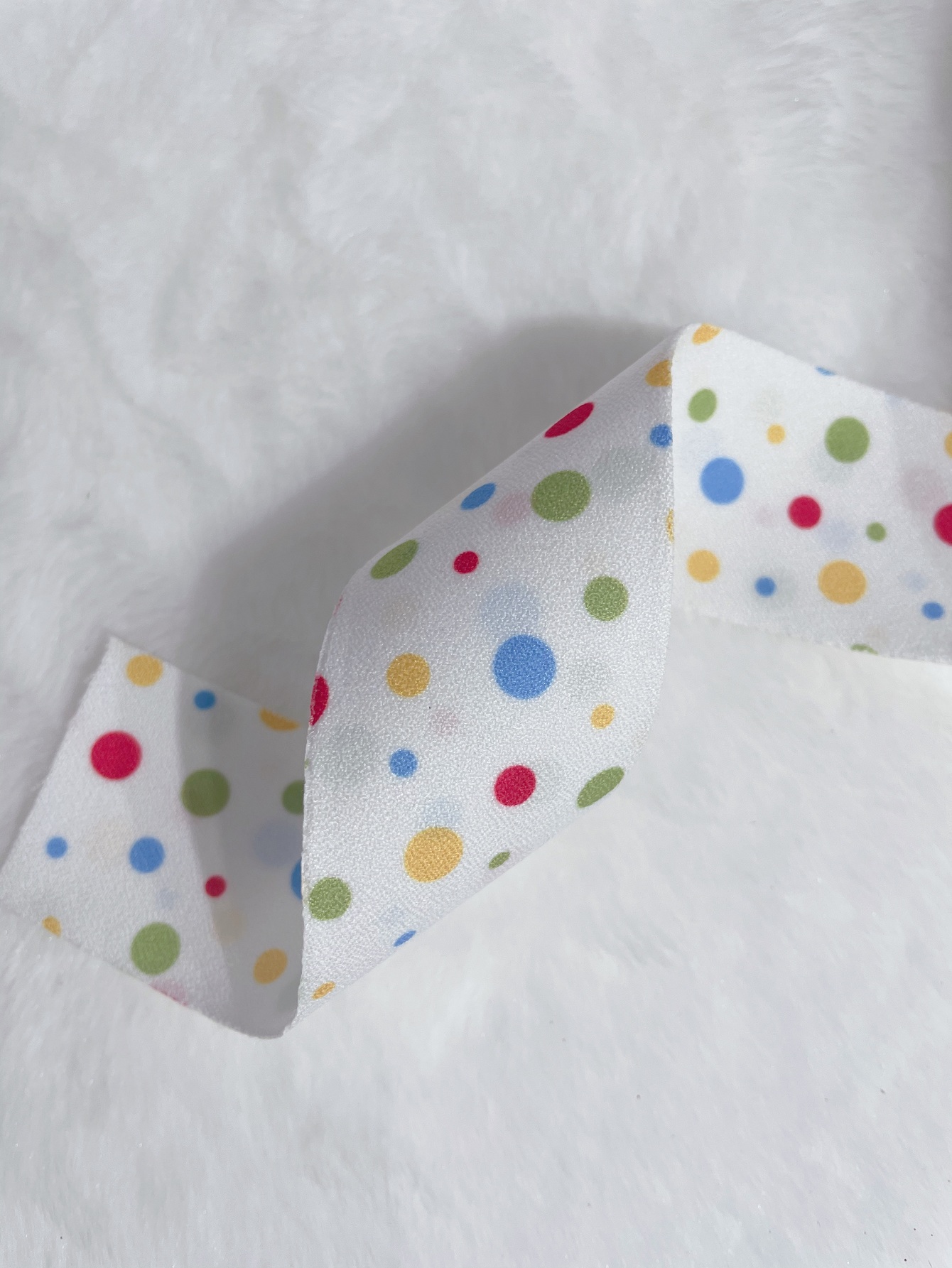 Manufacturers Direct Sales Of New 4 Cm Double-Sided Polka Dot Jewelry With Packaging Belt details Picture