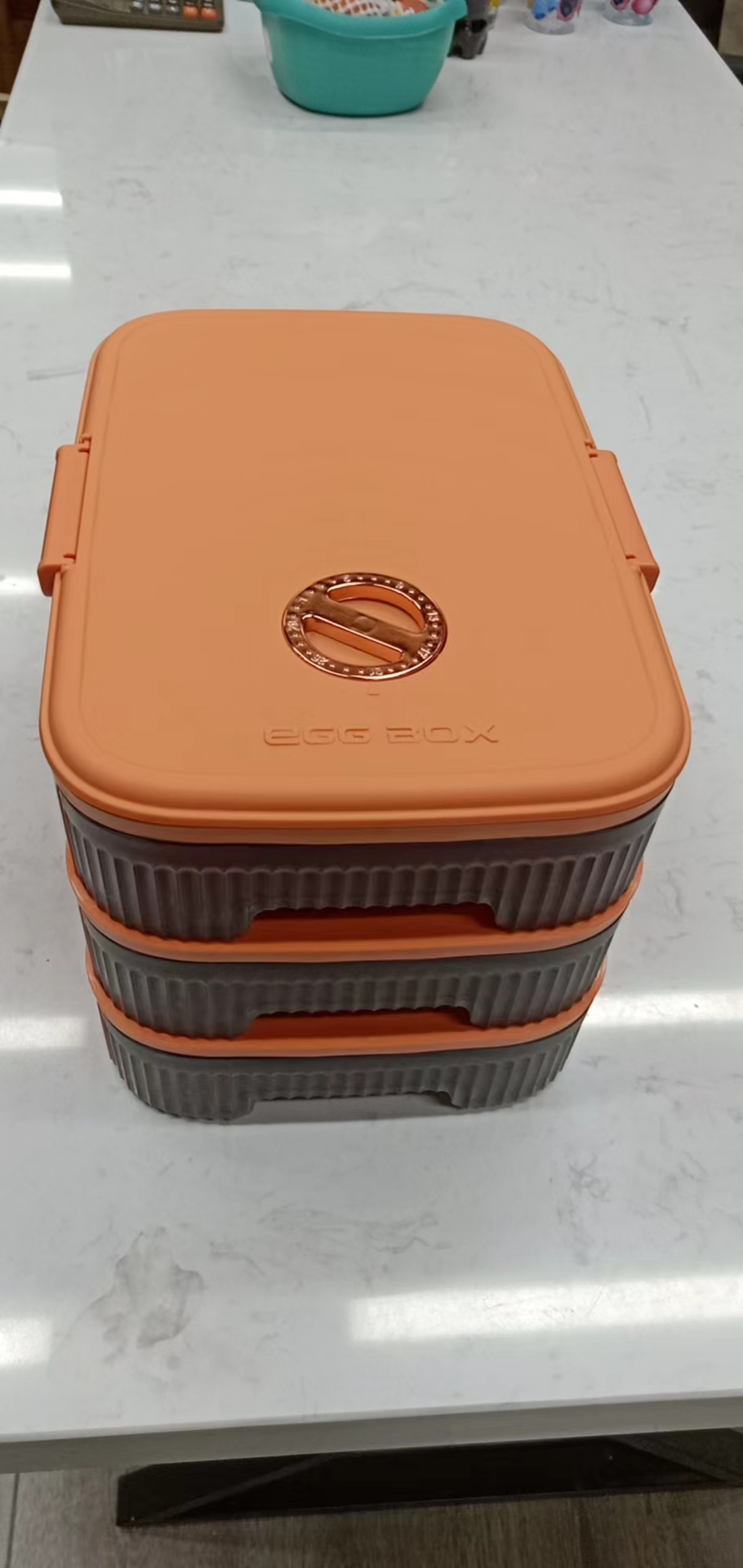 Refrigerator Egg Box Drawer Type Household Egg Storage Box Food Grade Fresh-Keeping Box Specification drawing