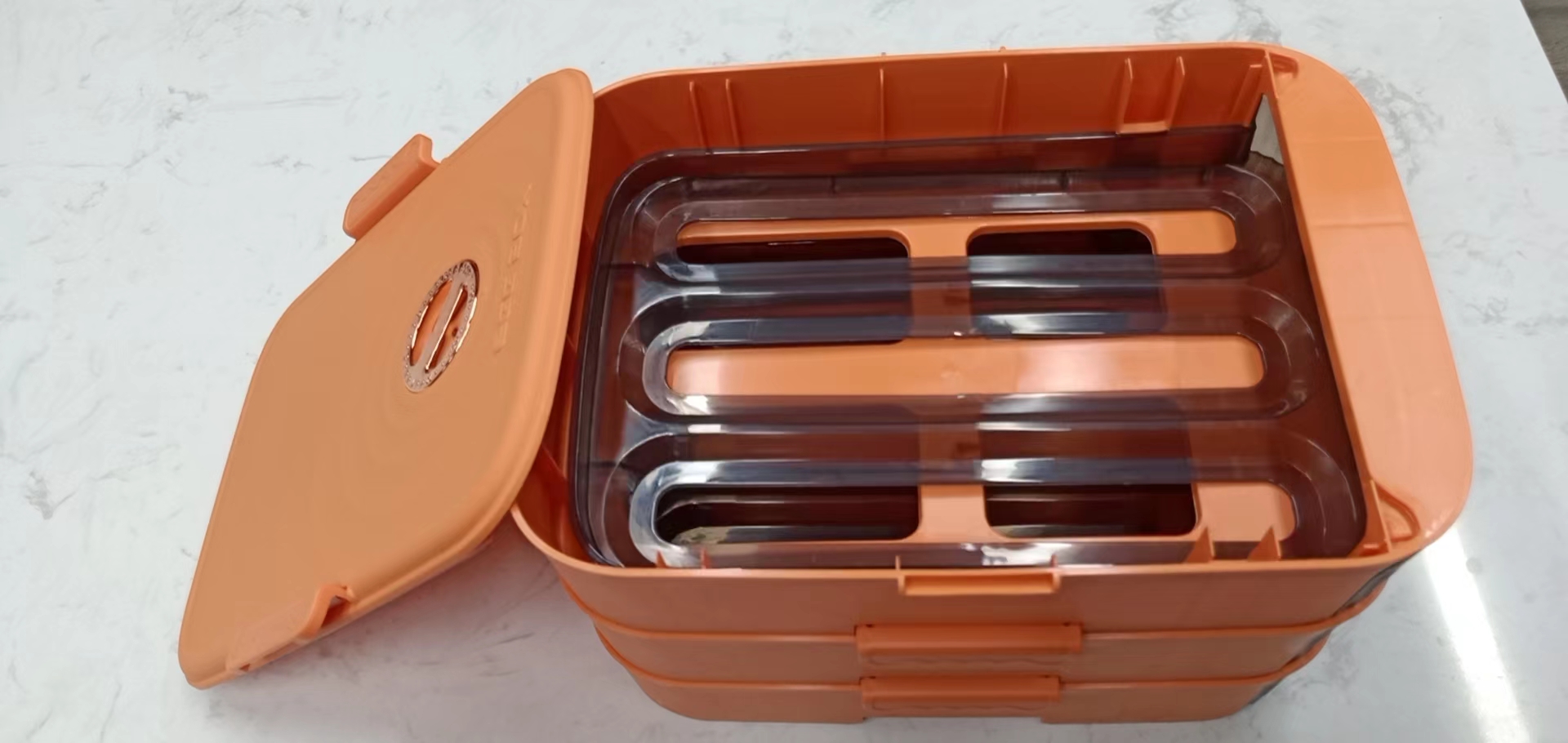 Refrigerator Egg Box Drawer Type Household Egg Storage Box Food Grade Fresh-Keeping Box details Picture