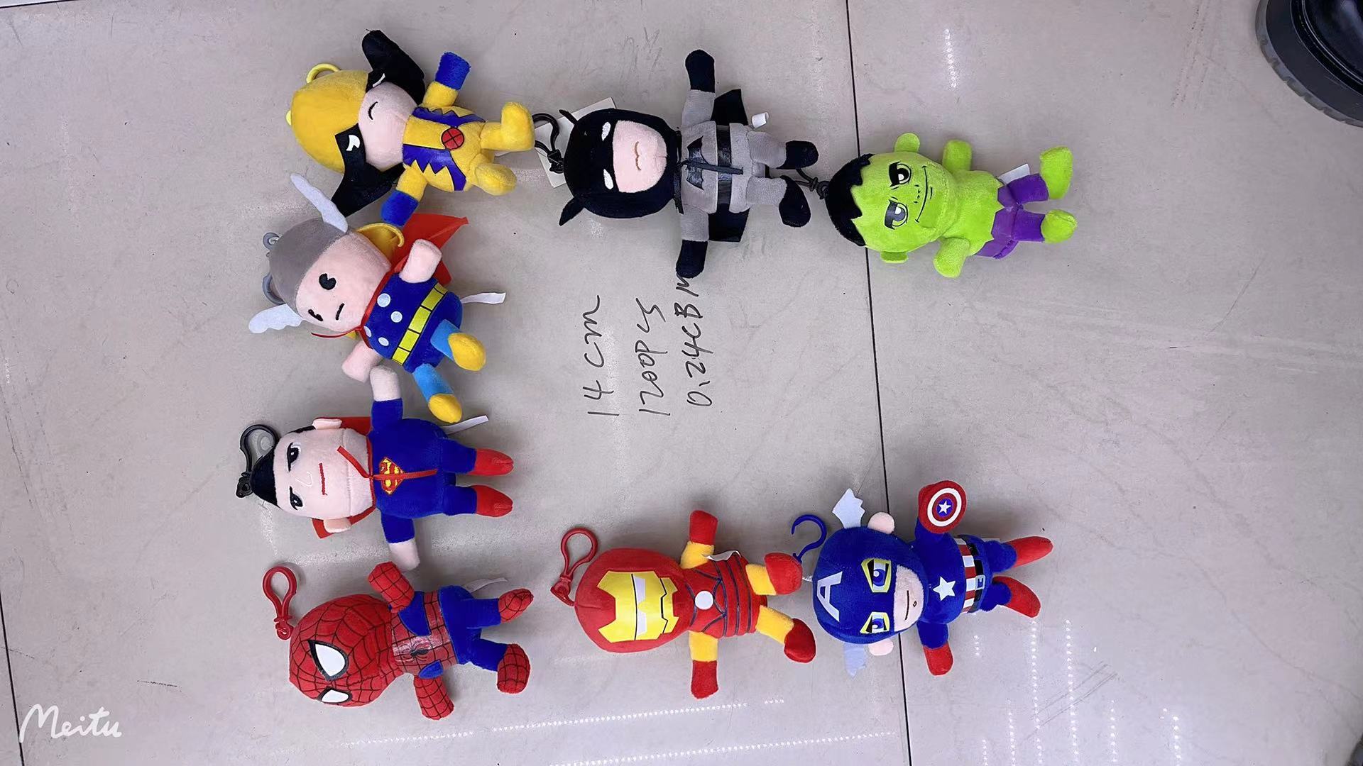 Avengers cute figurines, multi-color pendants, colors can be mixed details Picture