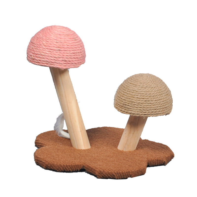 The new pet supplies double-headed mushroom cat climbing frame is a wear-resistant, scratch-resistant and stress-relieving wonder. It is a stable and sturdy cat villa Item Picture