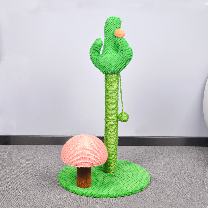 New pet supplies: Cactus cat paw board for grinding PAWS to relieve boredom and self-entertainment, cat climbing frame with ball to play with cats, pet toy Specification image
