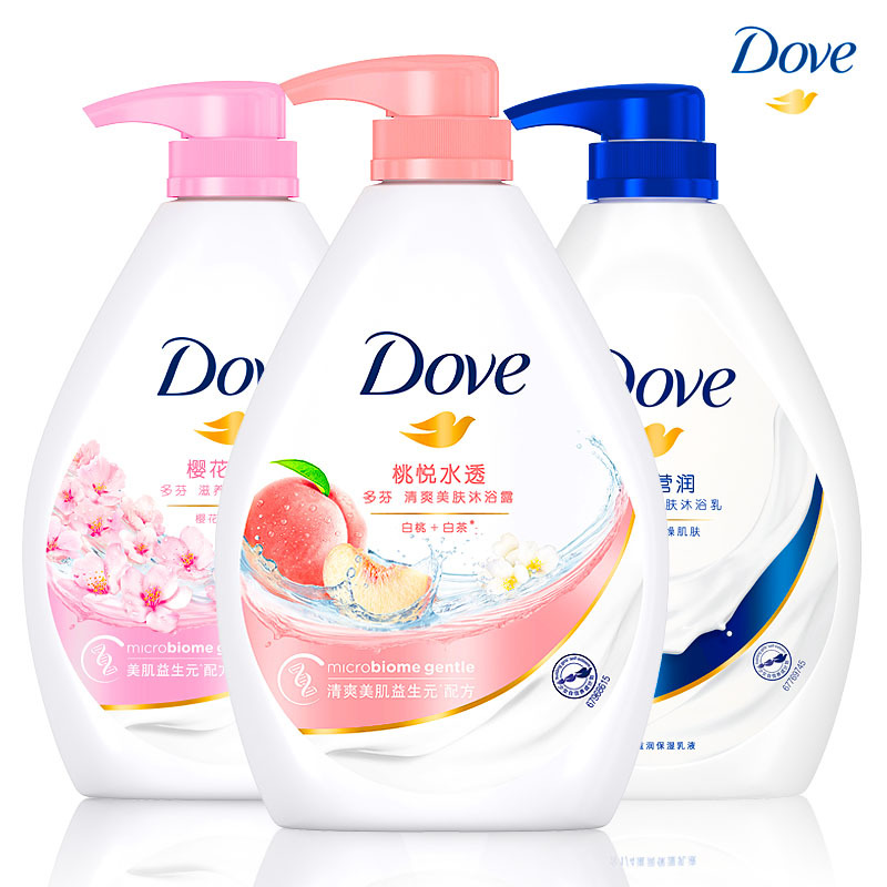 720G Cherry Blossom Sweet Body Wash Dove Deep Nourishing Nourishing Body Wash details Picture
