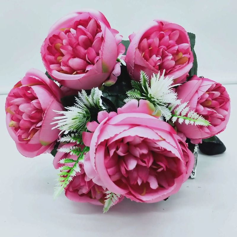 仿真花/假花/玫瑰白底实物图