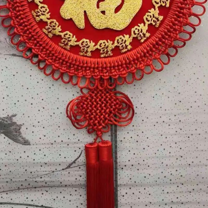 50 Circle Fortune China Knot Festive Supplies Festival Wedding Housewarming Specification drawing