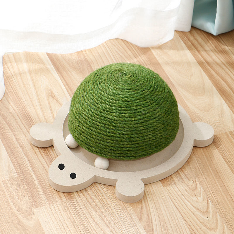 New pet supplies: Turtle scratch-resistant and durable cat scratching plate, stable and sturdy, no shedding when rubbing the cat's claws, boring scratching post, cat toy Item Picture