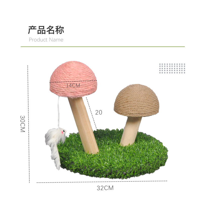 The new pet supplies double-headed mushroom cat climbing frame is a wear-resistant, scratch-resistant and stress-relieving wonder. It is a stable and sturdy cat villa Application Scenario