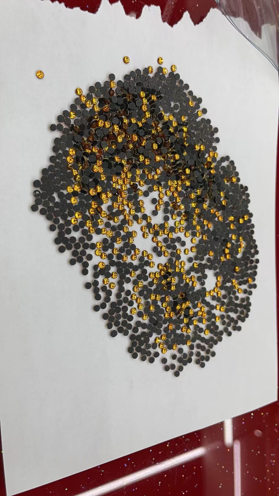 水晶玻璃平底水钻服装辅料热熔胶底 黄色烫钻diy饰品配件