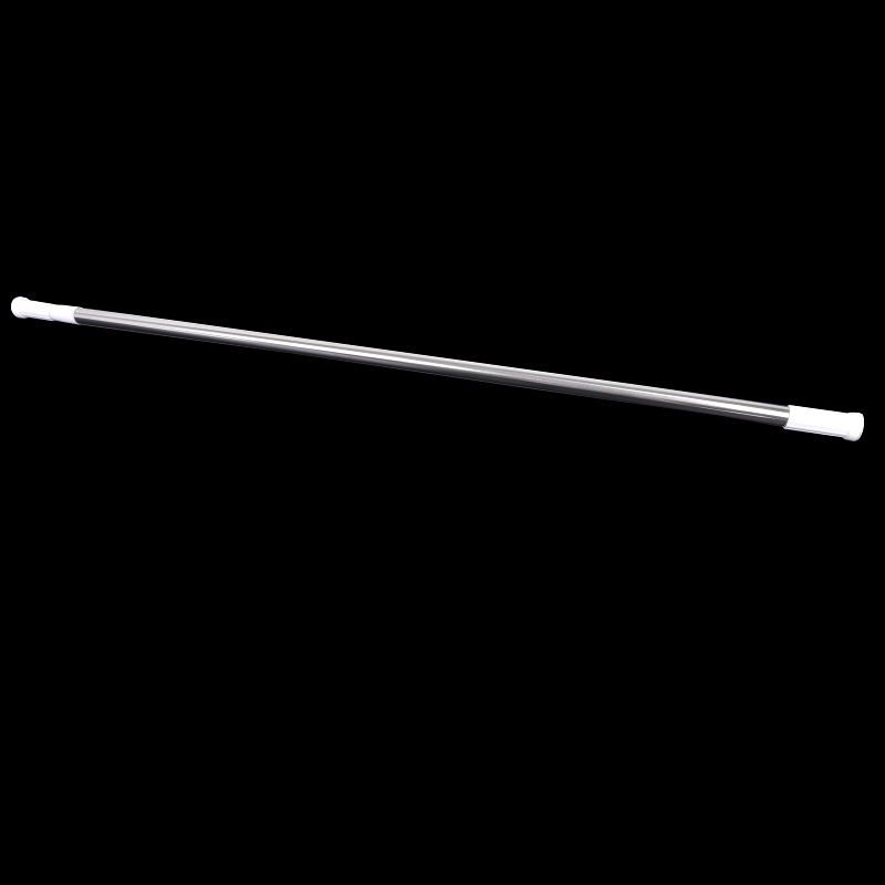 Non-Punching Retractable Clothes Drying Rod Wardrobe Support Rod Stainless Steel Curtain Rod Balcony Drying Rod Bathroom Shower Curtain Rod 70-120Opp Bag