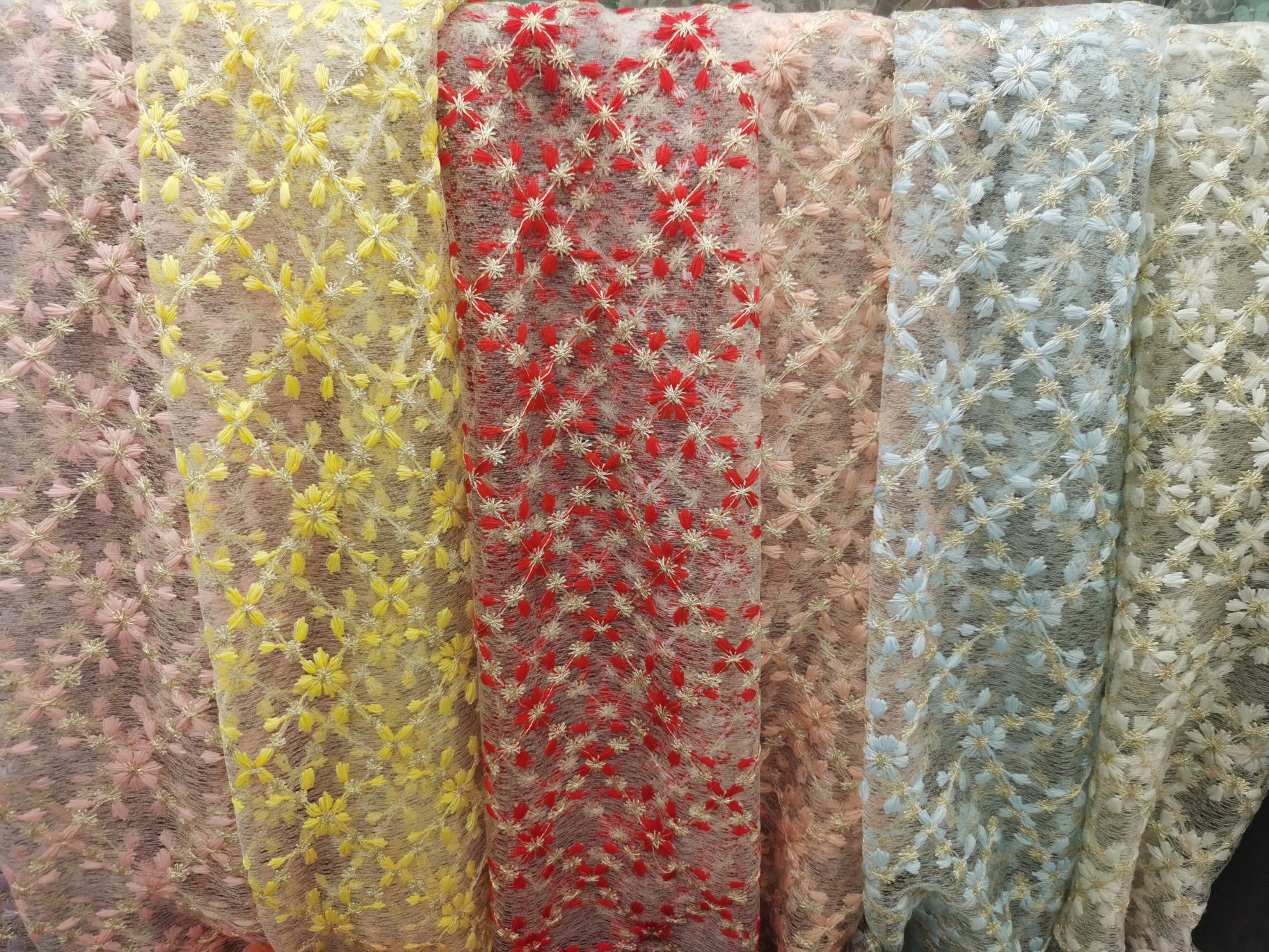 DIY Mesh Embroidery Project
