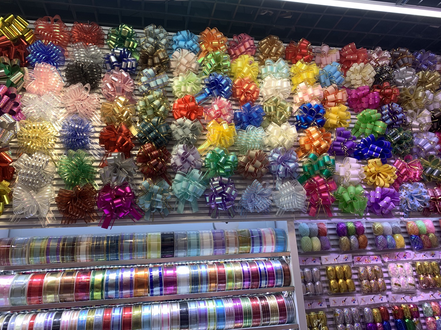 Yiwu rainbow ribbons describe pic - 2