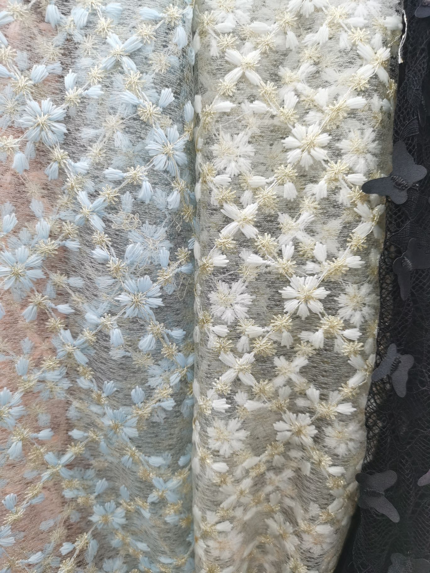 Mesh Embroidery in Fashion Design