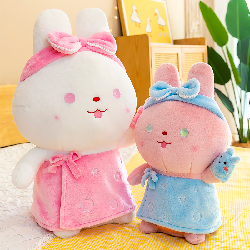 2024 New rabbit plush toy, a cute birthday gift for boys and girls' bedrooms, 40cm plush toy Specification image