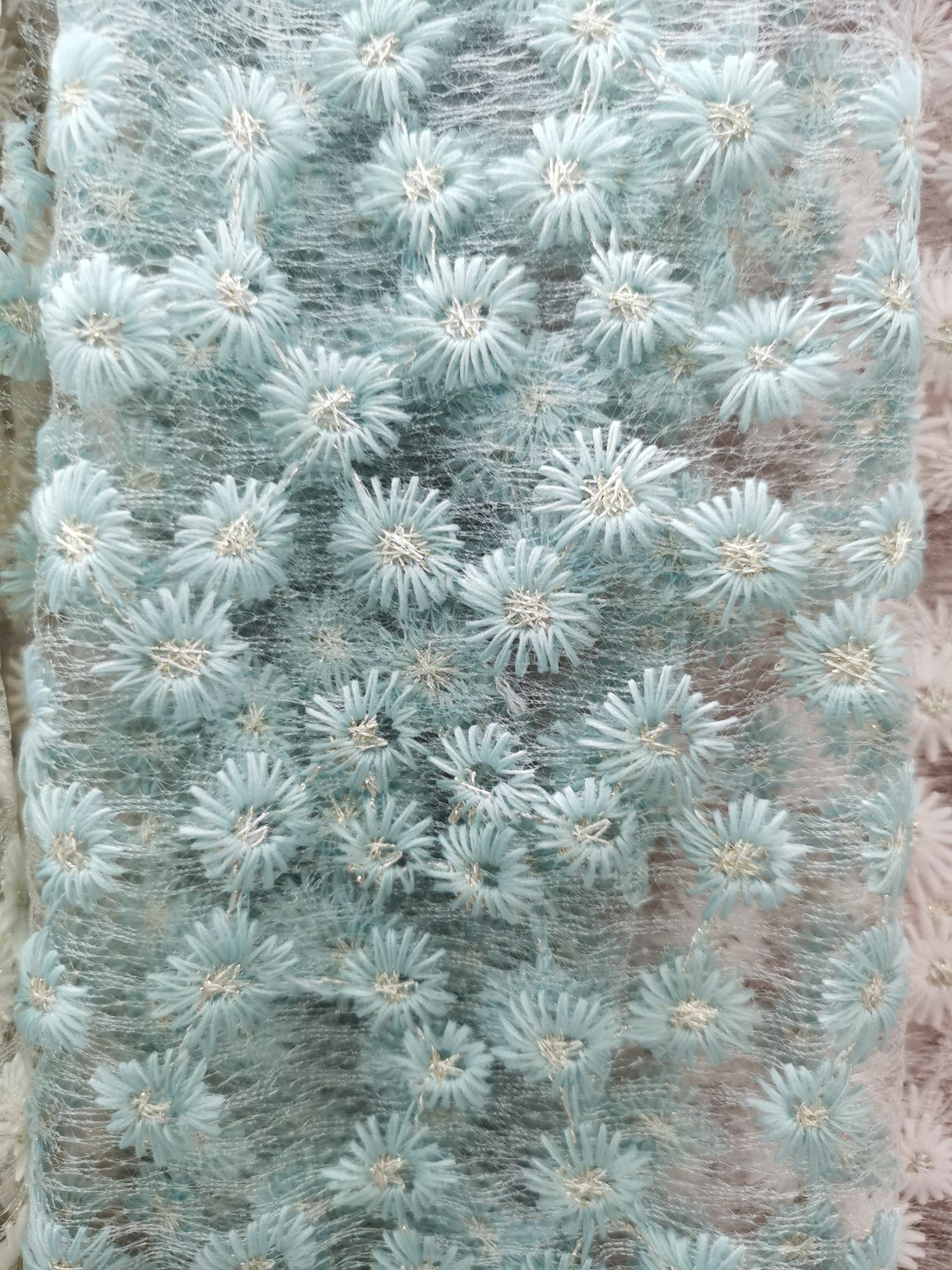 Multi-Color Gauze Embroidery Small Cloth Breathable Embroidery Gauze Multi-Color Optional details Picture