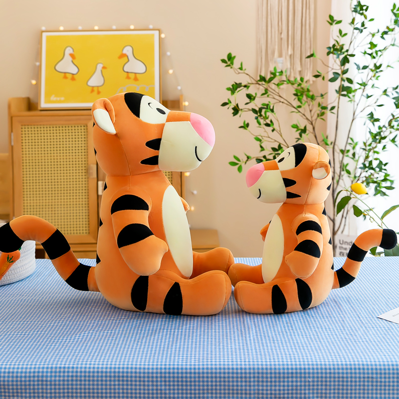 2025 New Tigger plush toy, a cute boy and girl bedroom birthday gift, 40cm plush toy details Picture