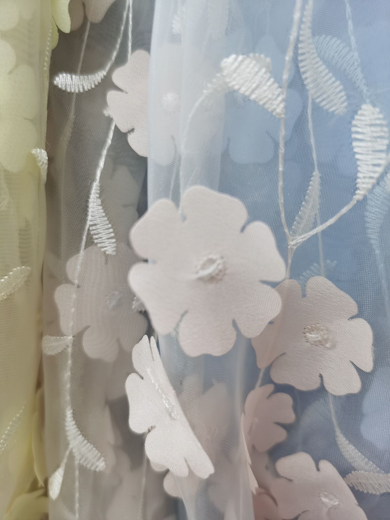 Multicolor Optional Gauze Embroidery Applique American Gauze Embroidery Applique Application Scenario