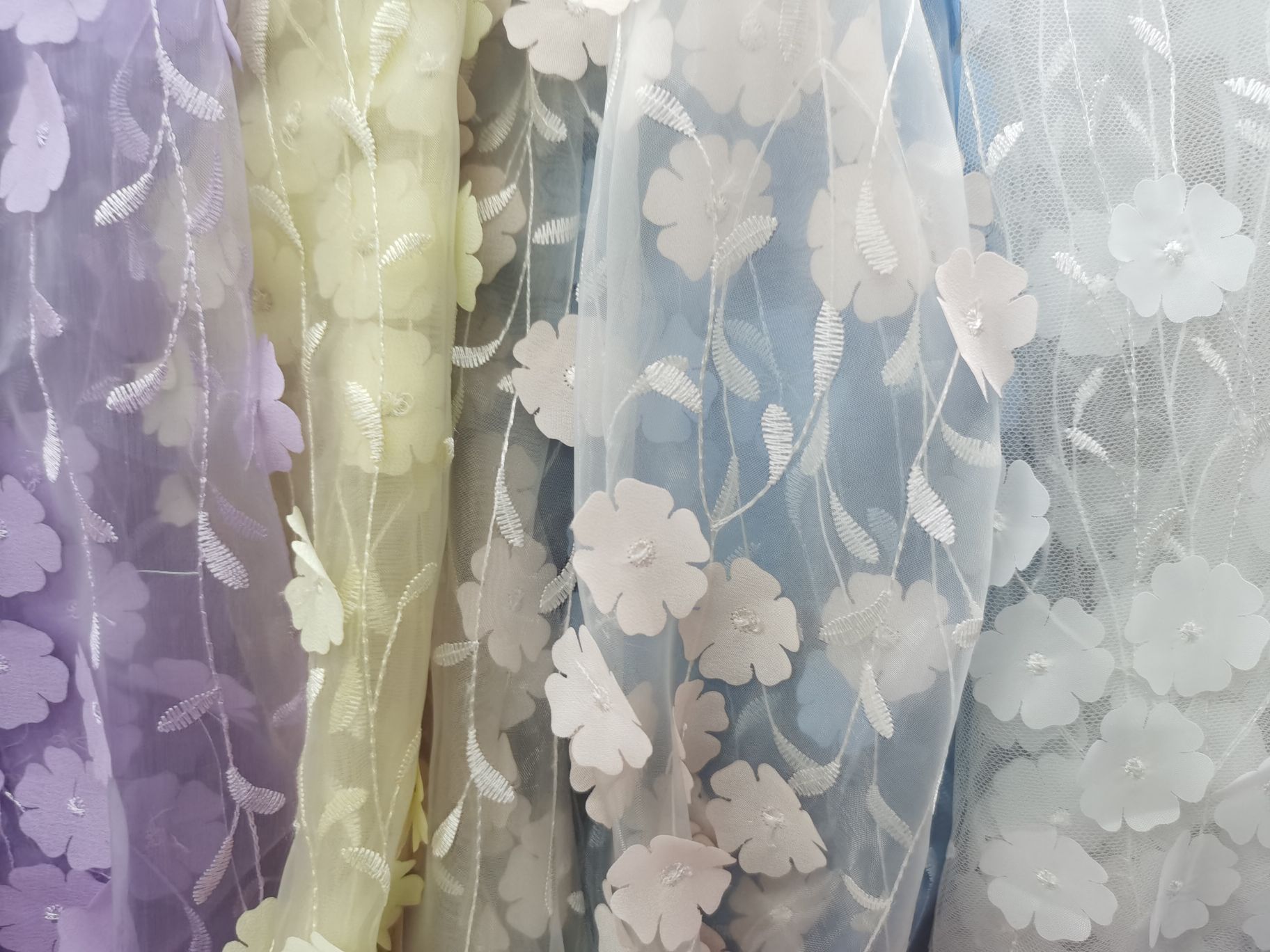 Multicolor Optional Gauze Embroidery Applique American Gauze Embroidery Applique