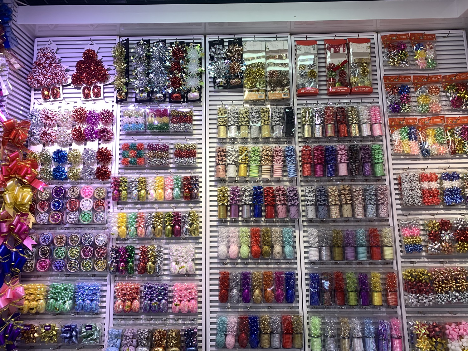 Yiwu rainbow ribbons describe pic - 3