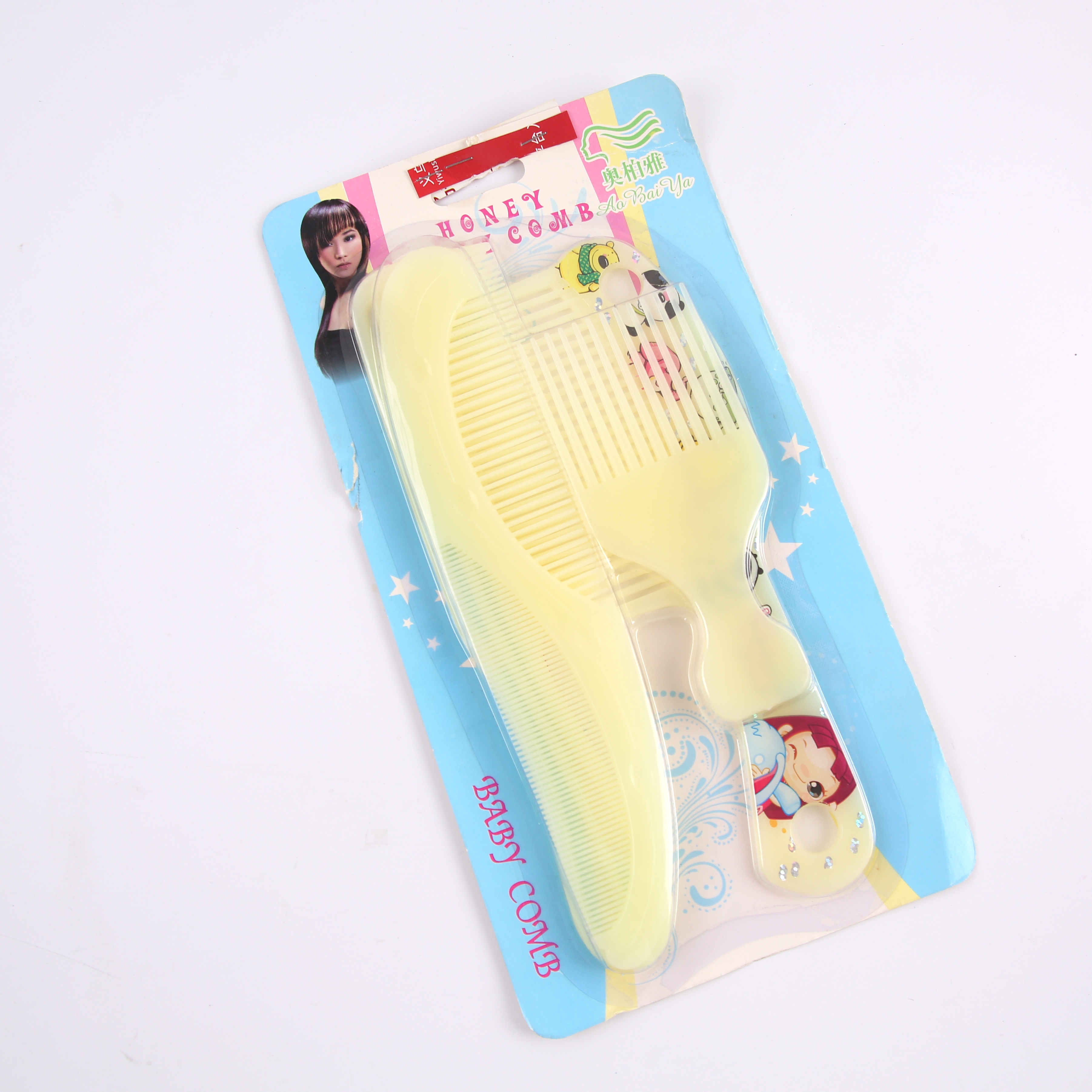 Hair Products Wheat Fragrance Plastic Comb Simple Hair Comb Household Hair Comb Supermarket Wholesale Supply