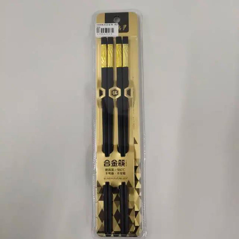 合金筷子家用耐高温防霉抗菌筷子防滑 餐具详情1