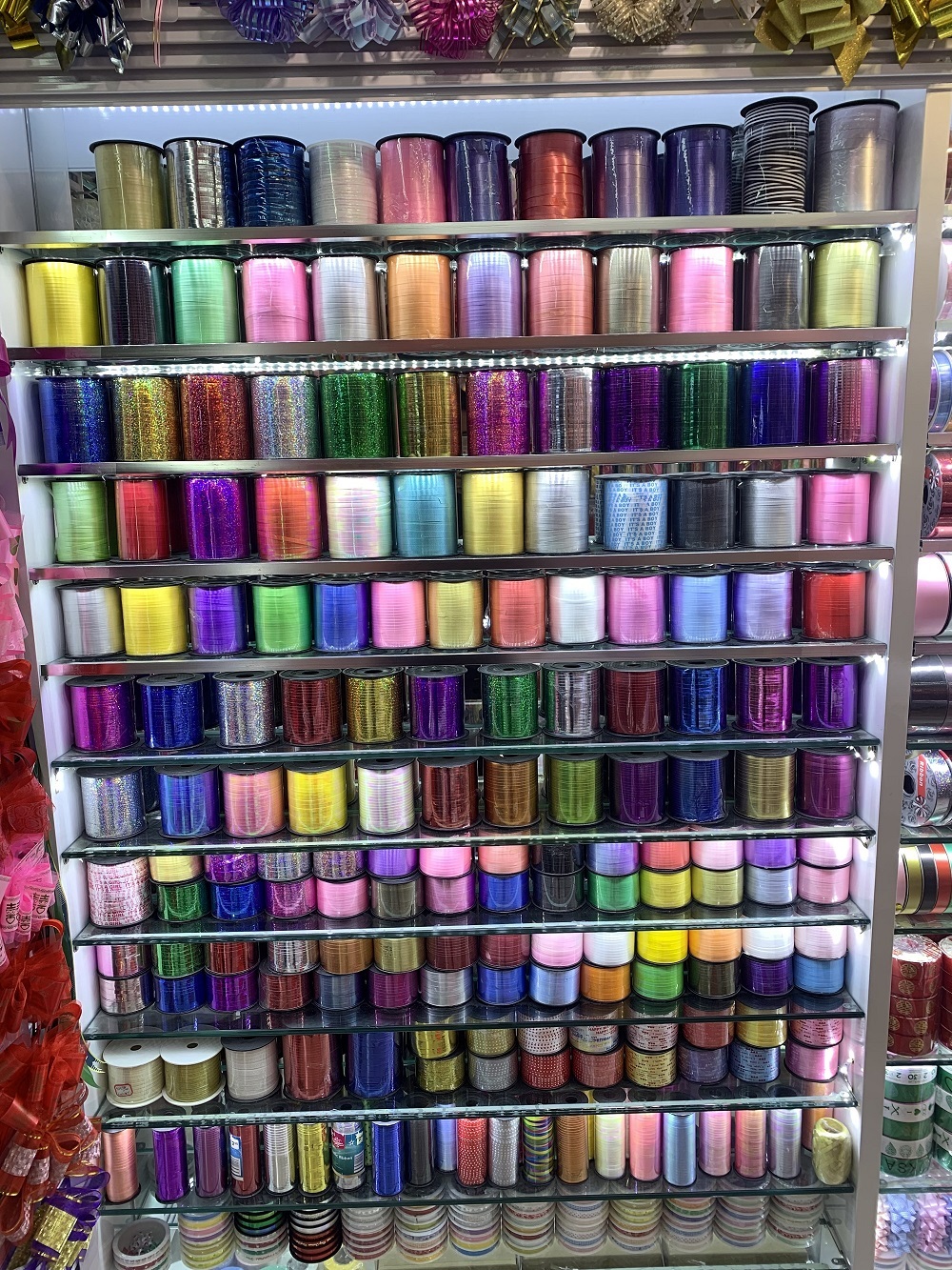 Yiwu rainbow ribbons describe pic - 5