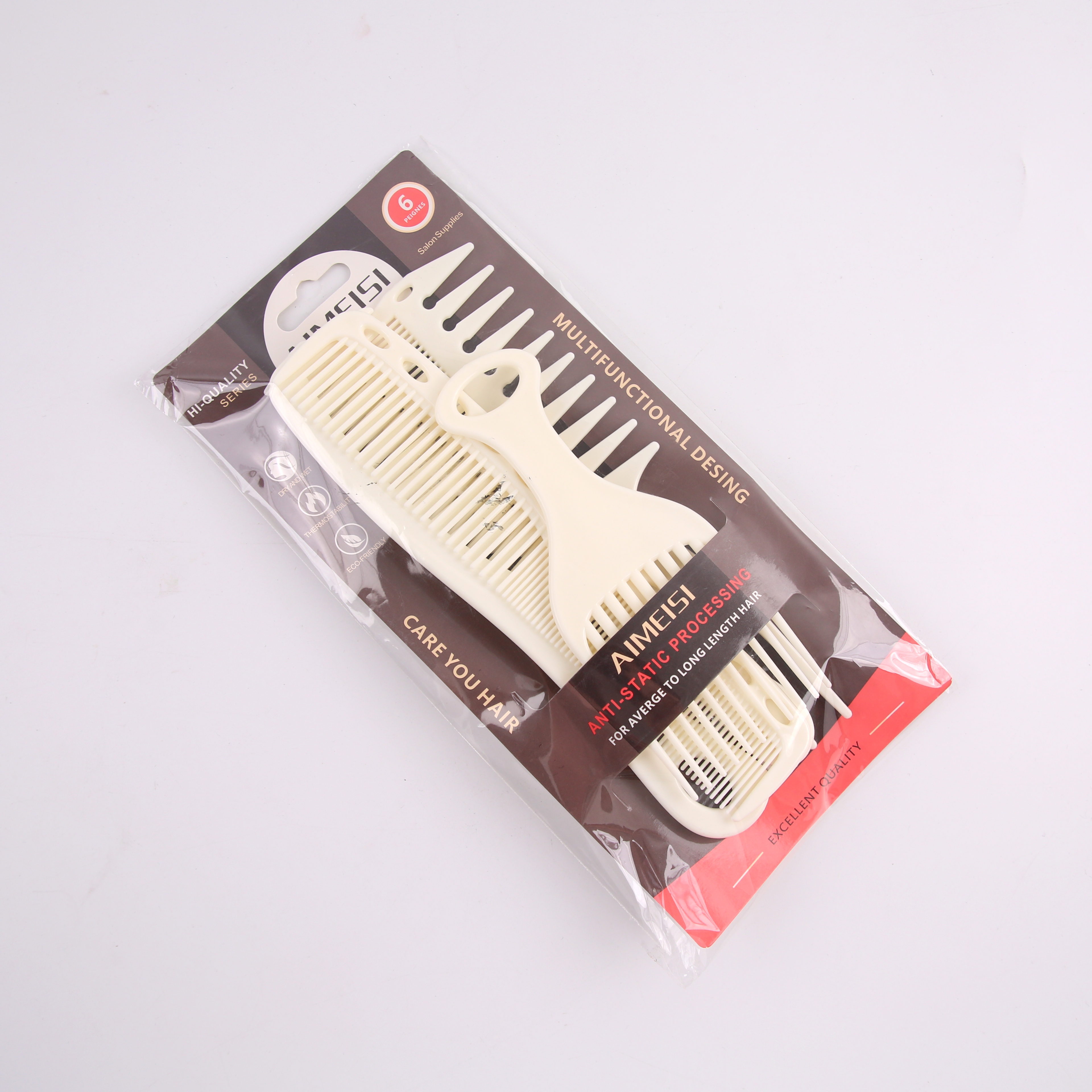 Simple Shampoo Comb Candy Color Plastic Comb Portable Makeup Comb Home Comb Promotional Gift Management