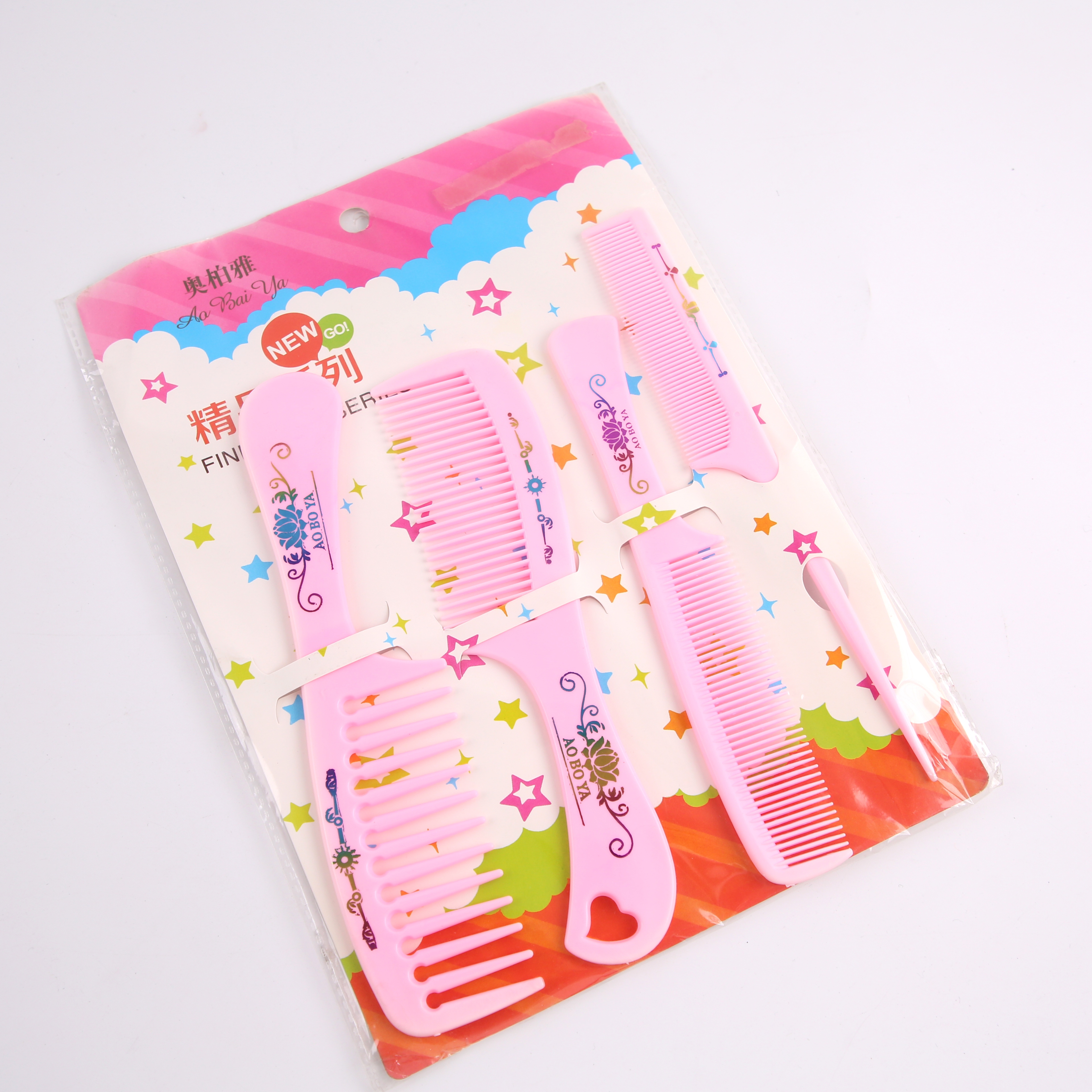 Hairdressing supplies plastic comb simple head comb household hair comb supermarket supply wholesale thumbnail