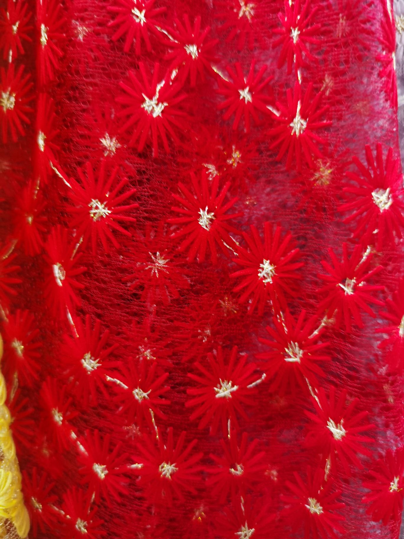 Multi-Color Gauze Embroidery Small Cloth Breathable Embroidery Gauze Multi-Color Optional Application Scenario