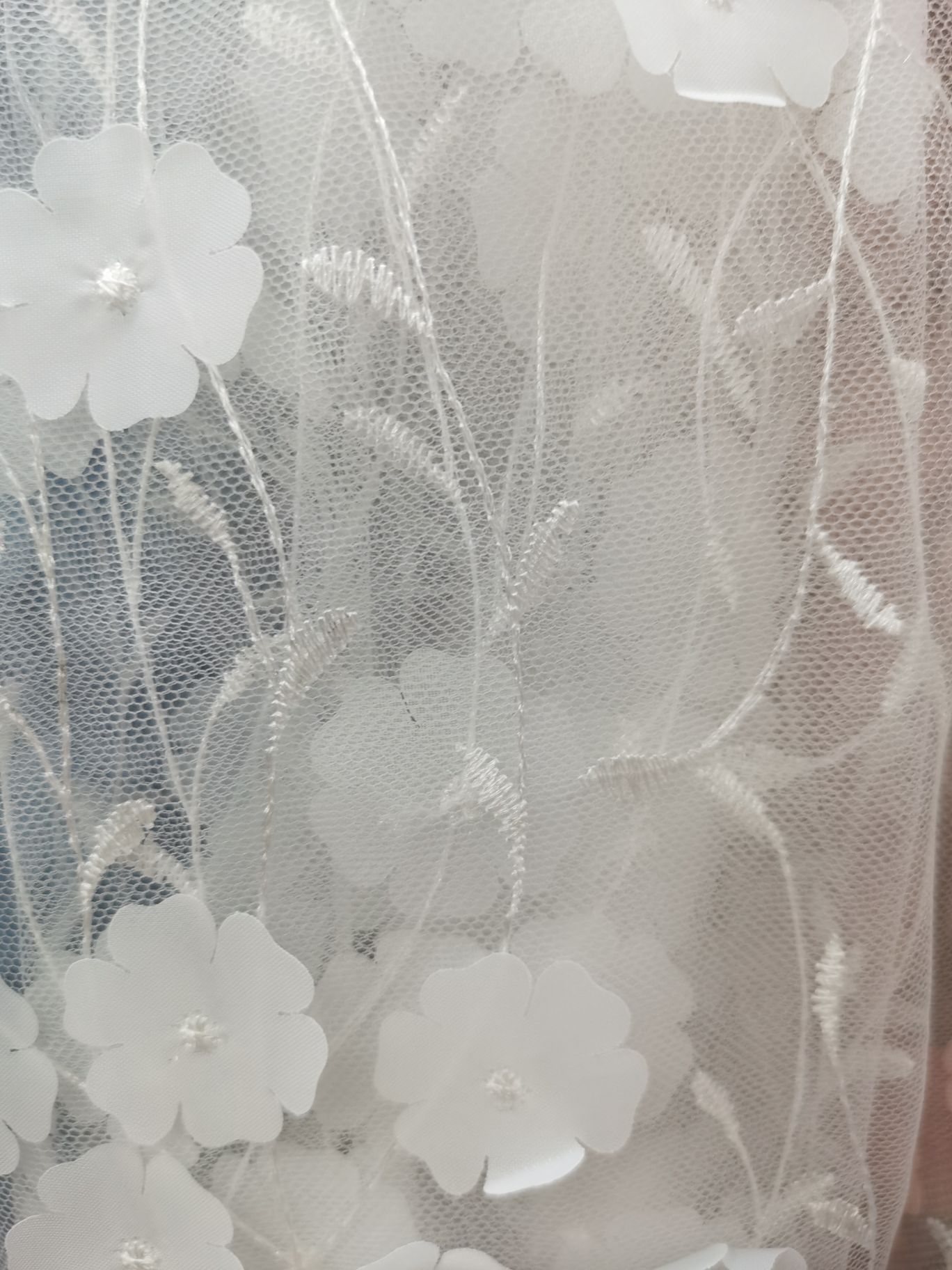 Multicolor Optional Gauze Embroidery Applique American Gauze Embroidery Applique Specification drawing