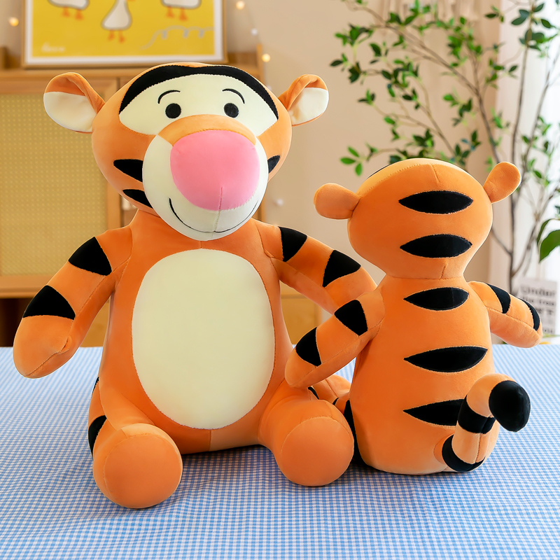 2025 New Tigger plush toy, a cute boy and girl bedroom birthday gift, 40cm plush toy Specification image