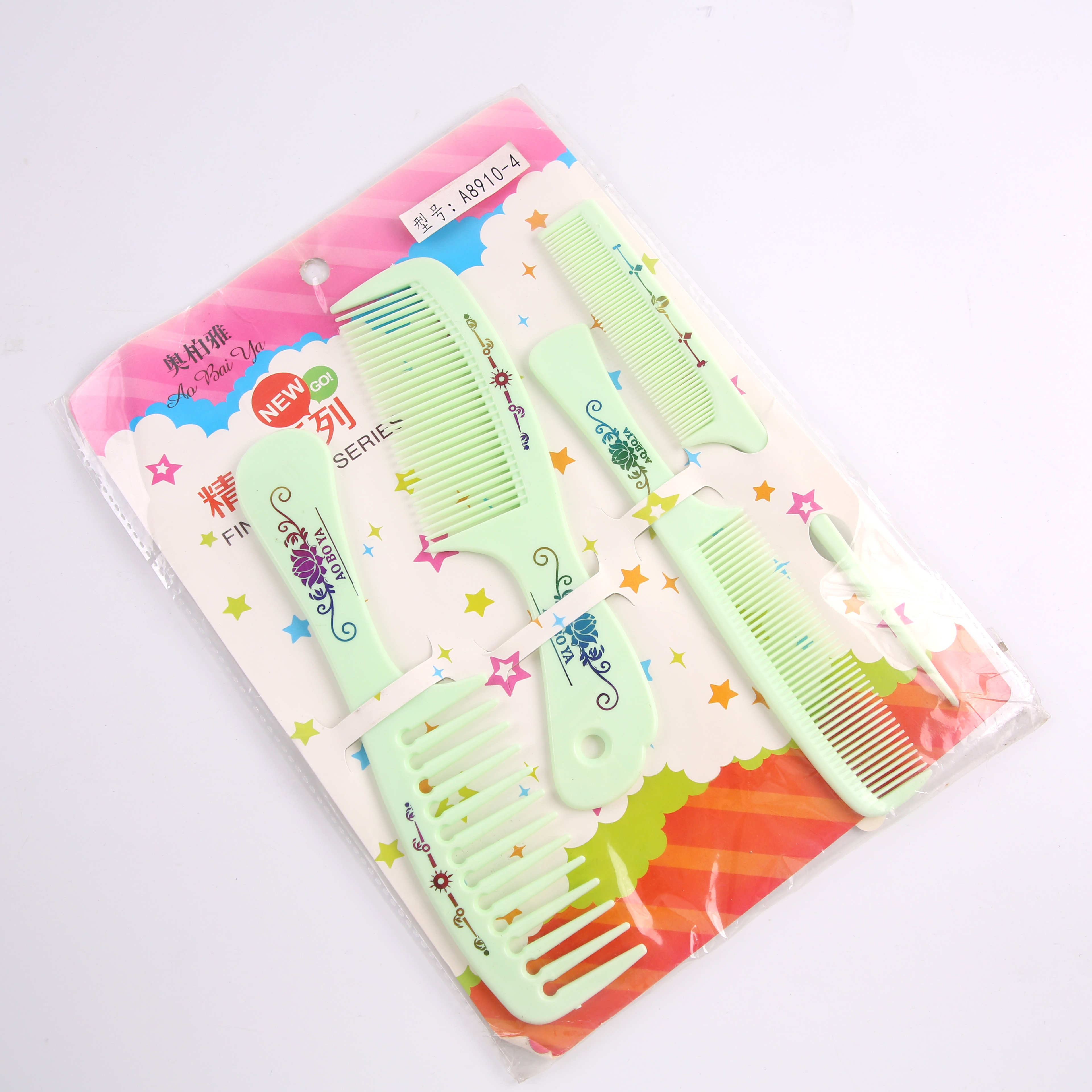 Hair Products Wheat Fragrance Plastic Comb Simple Head Comb Hair Comb Supermarket Supply Wholesale