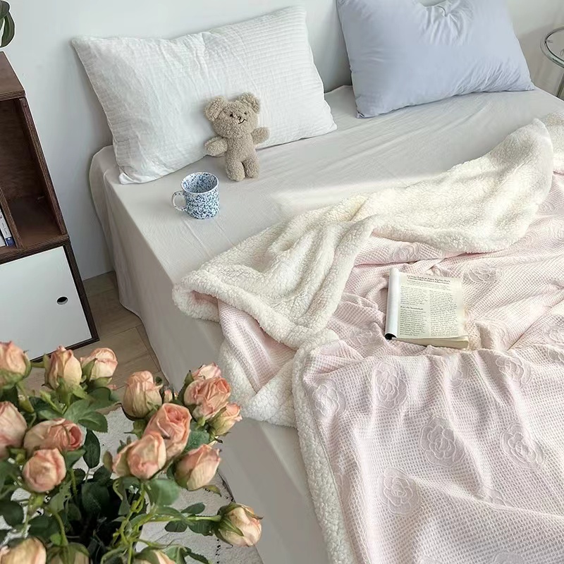 Blanket Cover Blanket Comforter Cotton Wool Reinforced Tapered Velvet Office Nap Blanket