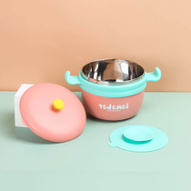 Children's 304 stainless steel waterfilled insulated dinner bowl