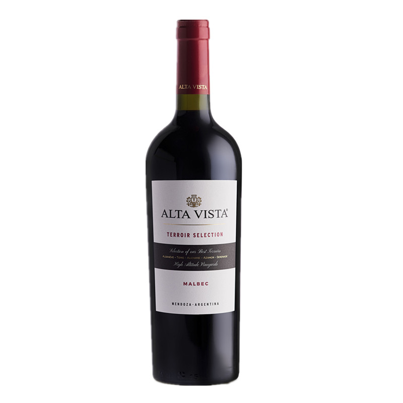 Argentina Alta Vista Terroir Selected Malbec Dry Red Wine Imported Packaging Original Bottle