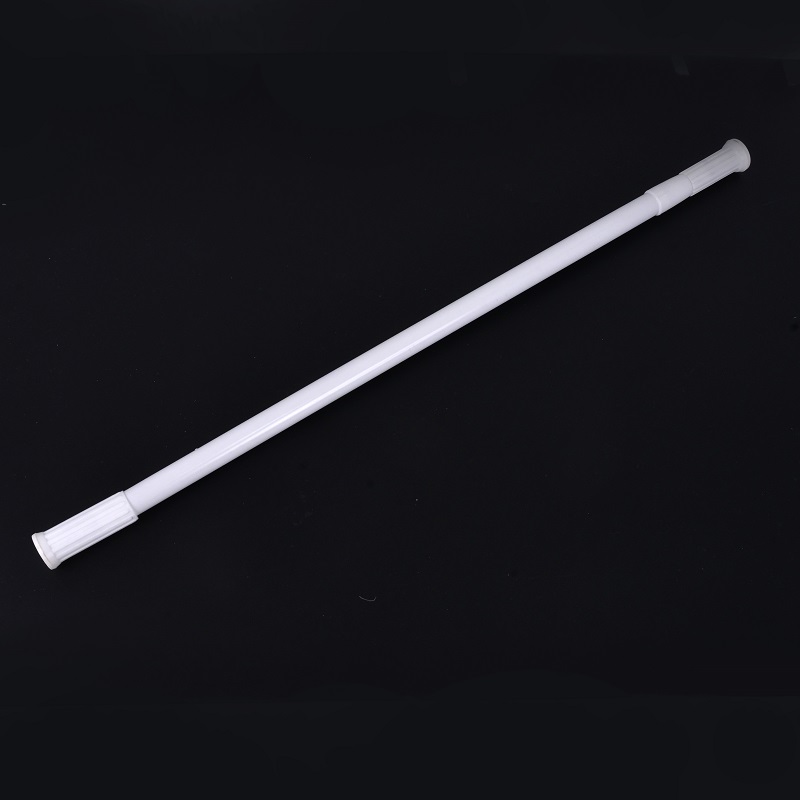 Non-Punching Telescopic Clothes Drying Rod Wardrobe Support Rod Aluminum Curtain Rod Balcony Clothe Drying Rod Bathroom Shower Curtain Rod 70-120 Suction Card Specification drawing