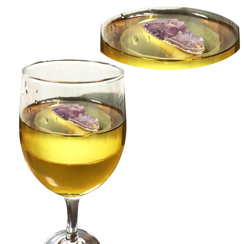 创意带盖大鳄鱼冰球 硅胶冰格 防串味恶搞鳄鱼辅食DIY 圆形冰格详情7