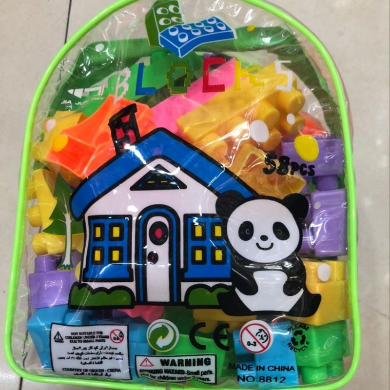 Jinpeng Toys' 8812 educational building blocks for kindergarten children are granular building blocks Application Scenario